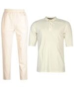 Cricket White Shirt & Trouser