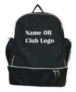 Waterproof sports backpack with shoe compartment