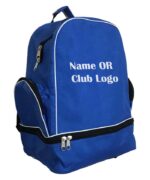 Gym backpack with personalized printing