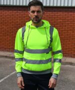 HiViz Hooded Reflective Sweatshirt - Image 2