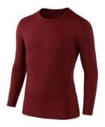 CompressionTop_Maroon