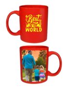 Personalised anniversary photo mug