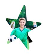 12.7cm Star MDF Photo Panel