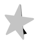 12.7cm Star MDF Photo Panel - Image 2
