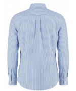 Men's Contrast Collar Long Sleeve Tailored fit Bengal Stripe Business Shirt - Image 2