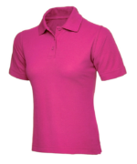 Womens Slim Fit Work Workwear Golf Sports Polo Shirt Top - Image 4