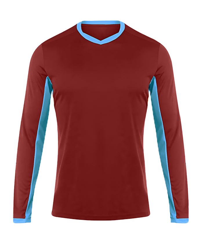 Maroon/Sky
